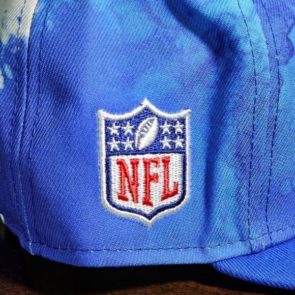 Los Angeles Rams New Era Sideline Ink Dye Snapback Cap Blue White 9Fifty 950 New - Picture 7 of 10